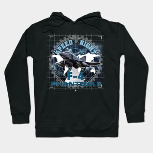 F4 Phantom II Speed of Night  Airforce Pilot Gift Hoodie